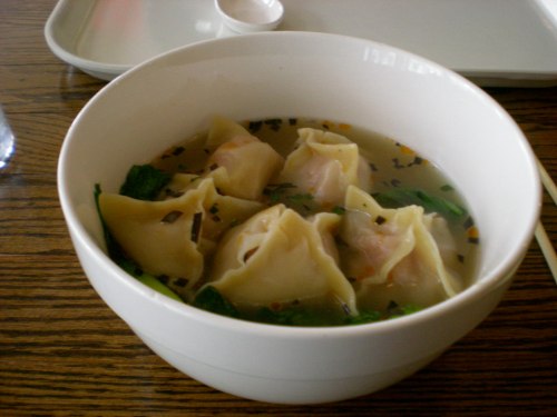 Soupe de dumplings de canard
