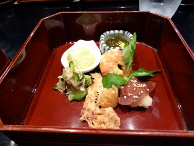 assortiment de petites bouchées