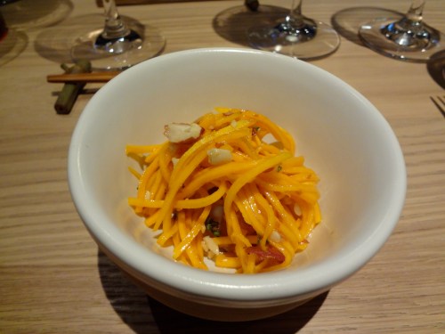 râpé de butternut cacahuetes