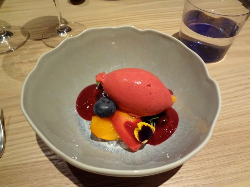 Sorbet framboise verveine