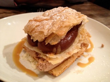 Mille feuilles trois chocolats