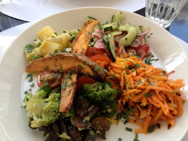 assiette de légumes