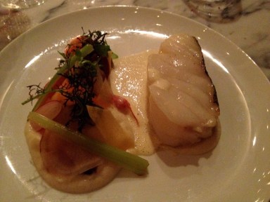 cabillaud demi sel pickles de légumes