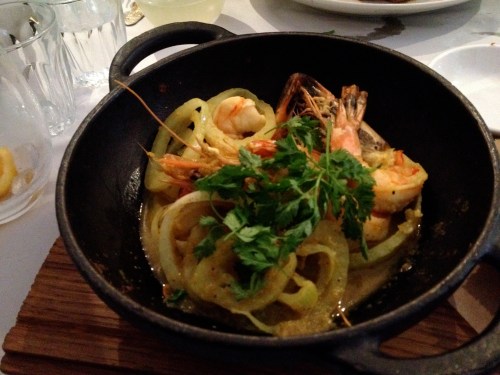 tagine crevettes et fenouil