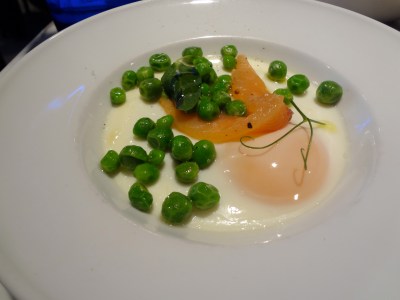 oeufs cocotte petits pois saumon