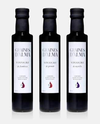 vinaigres graines d'alma