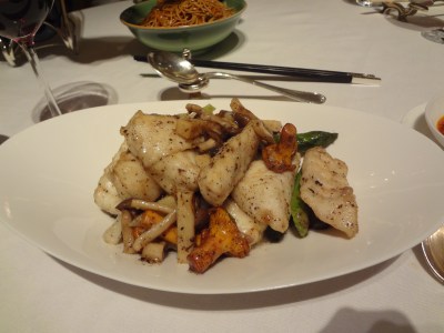 turbots aux champignons