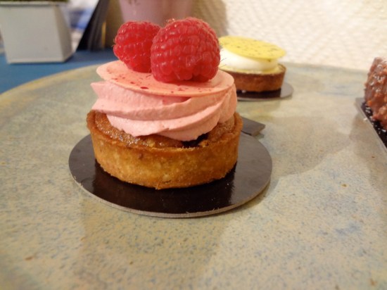Tarte à la framboise
