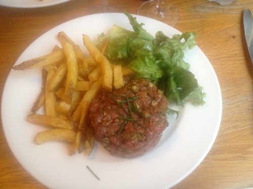 tartare de boeuf