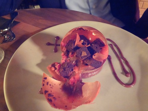 sphere chocolat framboise poivre